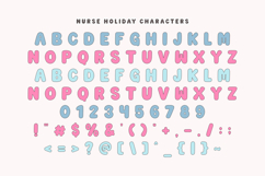 Nurse Holiday - Cute Retro Bubble Font Product Image 2