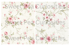 Shabby Chic, Pink, Papers, Junk Journal Product Image 2