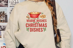 Warm Wishes and Christmas Dishes Sublimation, Christmas Png Product Image 4