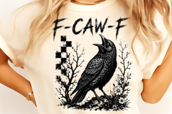 F-CAW-F Funny Halloween PNG, Trending Halloween PNG, Spooky Product Image 5