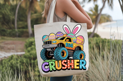 Egg Crusher Truck PNG Sublimation | Happy Easter Day PNG Des Product Image 2
