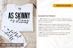 As Skinny i am trans-slender I'm SVG T-Shirt Design Product Image 2