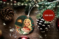 Cartoon Christmas Ornament PNG, Christmas Tree Ornament Product Image 2