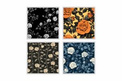 Vintage Rose Digital Paper Patterns Product Image 2