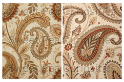 Shabby Chic, Paisley, Papers, Junk Journal Product Image 2