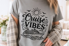 Cruise Vibes Svg, Cruise Ship Svg, Family Cruise Svg. Product Image 3