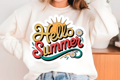 Faux Yarn sticker Summer PNG, Beach Vibes Png Product Image 4
