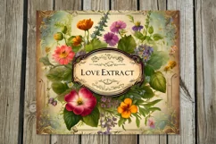 Vintage Love| 4 Skinny tumbler sublimation designs Product Image 2