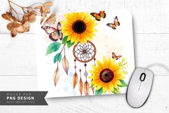 Artistic Bouquet Mouse Pad PNG Design Product Image 1