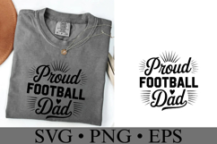 Proud Football Dad Svg | Game Day Svg | Shirt Svg Product Image 1