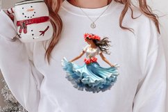 Tropical Christmas Clipart , Christmas PNG Product Image 2