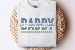 Daddy Split Name Frame SVG, Father&#039;s Day SVG, Daddy T-Shirt Product Image 1