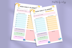 Kids Daily Planner Template | Editable Canva Orga Product Image 2