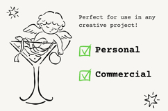 Hand Drawn Whimsical Wedding Clipart Product Image 2
