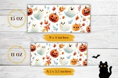 Halloween Mug Wrap Design, Halloween Print, Fall Mug PNG Product Image 2