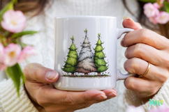 Whimsical Christmas Cabin Clipart Product Image 4