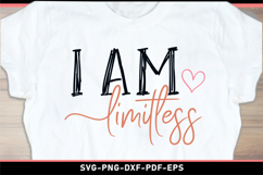 I am limitless SVG, Funny quotes SVG Product Image 2