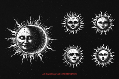 10 Bundle Dark Art Magical Sun Solar Sunlight Celestial Product Image 3
