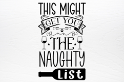 Christmas Wine SVG Product Image 2