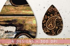 Boho Teardrop Earring Bundle | Sublimation Design Png Product Image 2