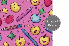 School Tumbler Wrap Design, Sweet Apples Tumbler Sublimation Product Image 2