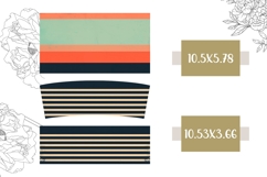 Retro Tumbler Wrap, Retro Stripes 40 Oz Tumbler Design Product Image 2