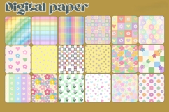Pastel Floral Digital Paper Pack Product Image 2