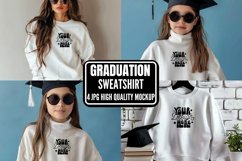 Graduation Sweatshirt Mockups, Graduation Sweatshirt Mockup Product Image 1