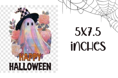 Glitter Halloween Ghost Towel, Cartoon Halloween Towel PNG Product Image 2
