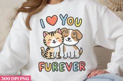I Love You Furever PNG, Valentine Puns Sublimat Product Image 2