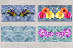 Mugs with a pattern -Flowers under ice | 15 mug designs, JPG Product Image 3