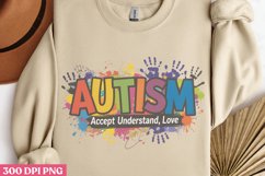 Autism Accept Understand PNG, Autism Sublimation PNG Product Image 3