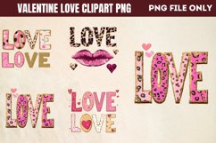 Valentine Love Clipart PNG Product Image 1