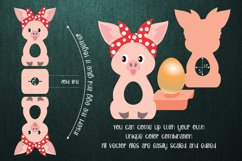 Pig Easter Egg Holder Template Product Image 2