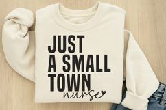 Just a small town nurse SVG Product Image 3