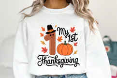 My 1st Thanksgiving Svg | Thanksgiving Svg | Shirt Svg Product Image 1
