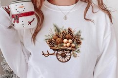 Cozy Christmas Farm Clipart, Christmas Clipart Product Image 2