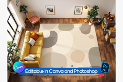 Editable large rug mockup Product Image 3