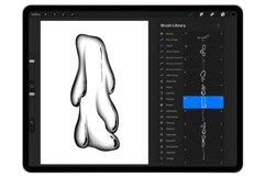 20 Procreate Liquids Stamp Brushes Product Image 3