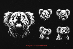 10 Bundle Dark Art Koala Animal Wildlife Beast Bear Nature Product Image 3