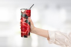 Heart Flower Tumbler Wrap Design Product Image 2