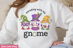 Parading with my gnome PNG, Mardi Gras PNG Product Image 2