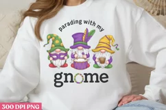 Parading with my gnome PNG, Mardi Gras PNG Product Image 2