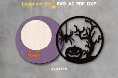 Halloween Pumpkin SVG laser cut file for Glowforge Product Image 2