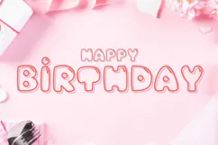 Bubble Rainbow - Outline Font Product Image 2