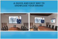 Screen Mockup in a Meeting Room Product Image 2