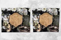 Halloween Flowers | Straight &amp; Tapered tumbler design bundle Product Image 2