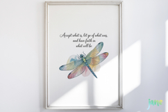 Inspirational Quotes Dragonfly PNG Product Image 5