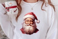 Vintage Black Santa Claus Sublimation Clipart, Santa PNG Product Image 2