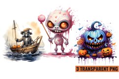 Watercolor Halloween collection sublimation , PNG Product Image 1